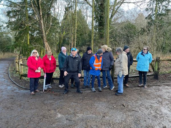 A group of walkers